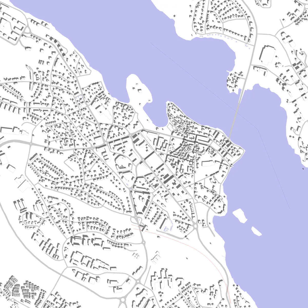 Strängnäs site plan (2.5 km)