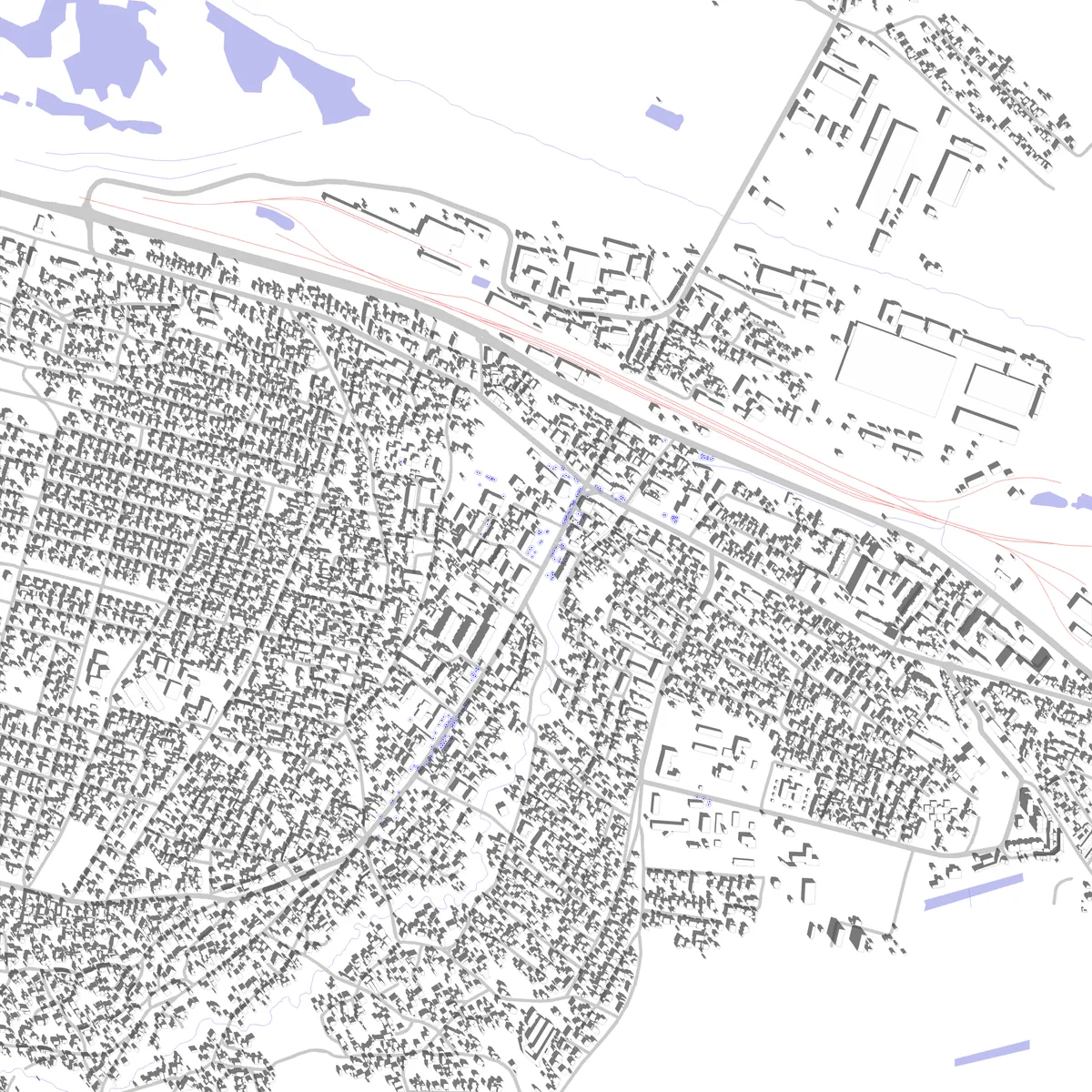 Strășeni site plan (2.5 km)