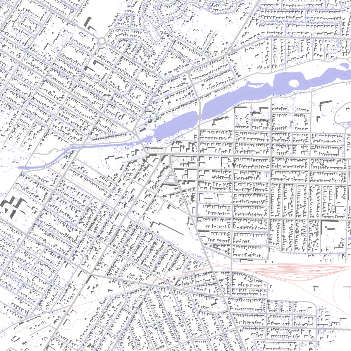 Stratford site plan (2.5 km)
