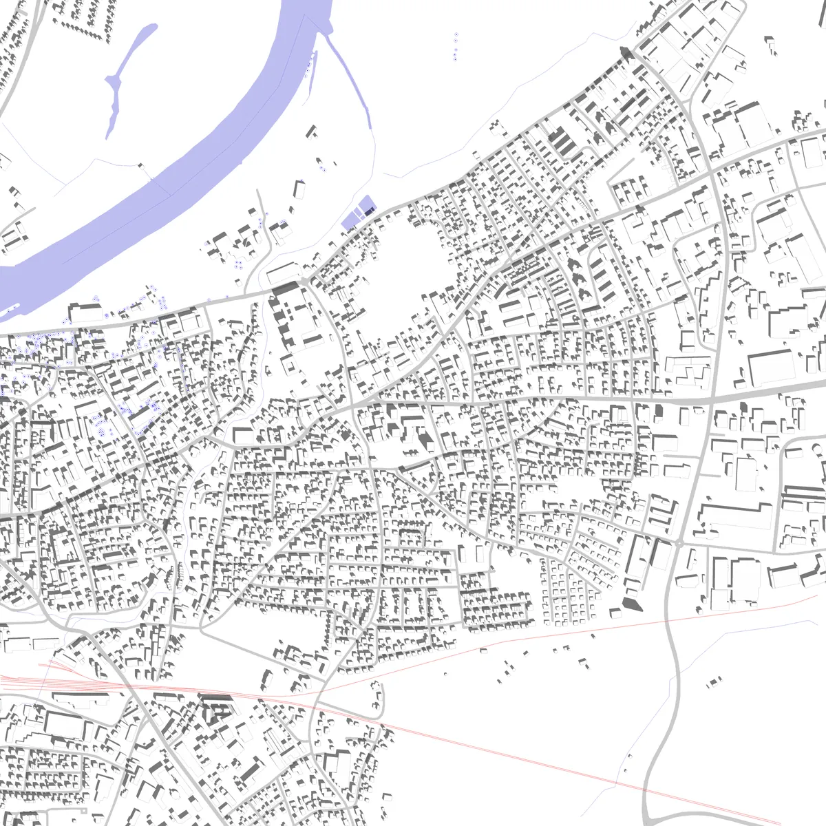Straubing site plan (2.5 km)