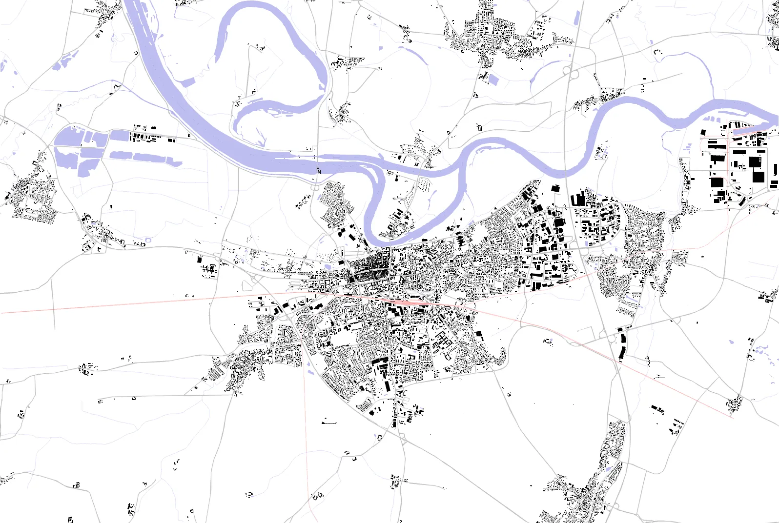 Straubing figure ground plan