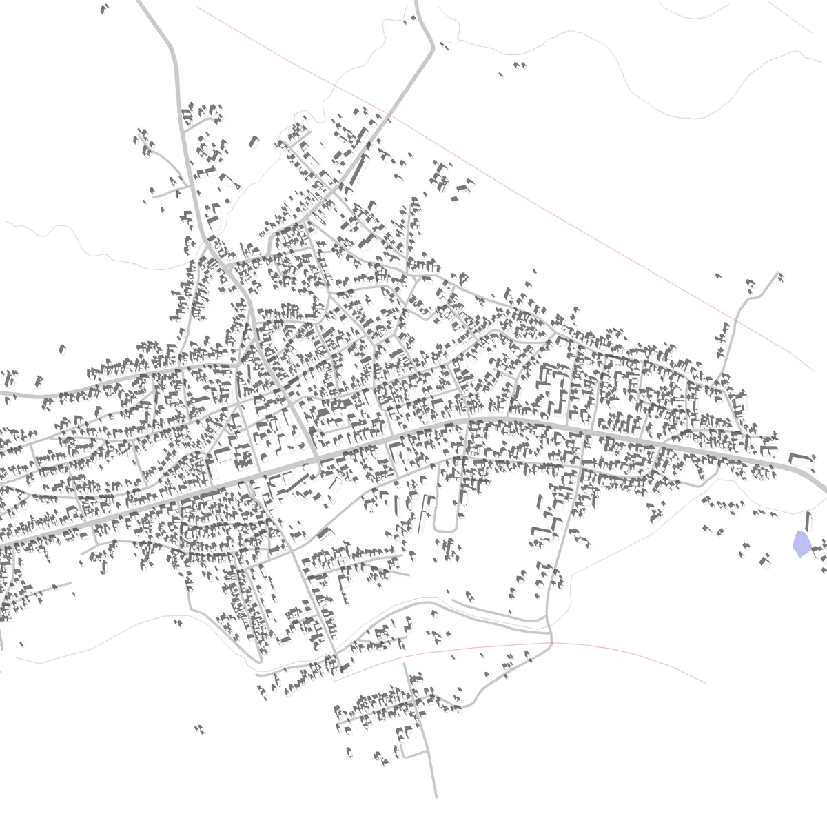 Strehaia site plan (2.5 km)