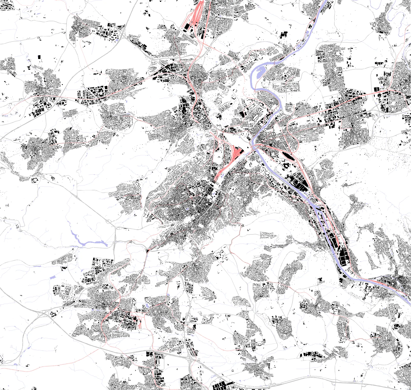 Stuttgart figure ground plan