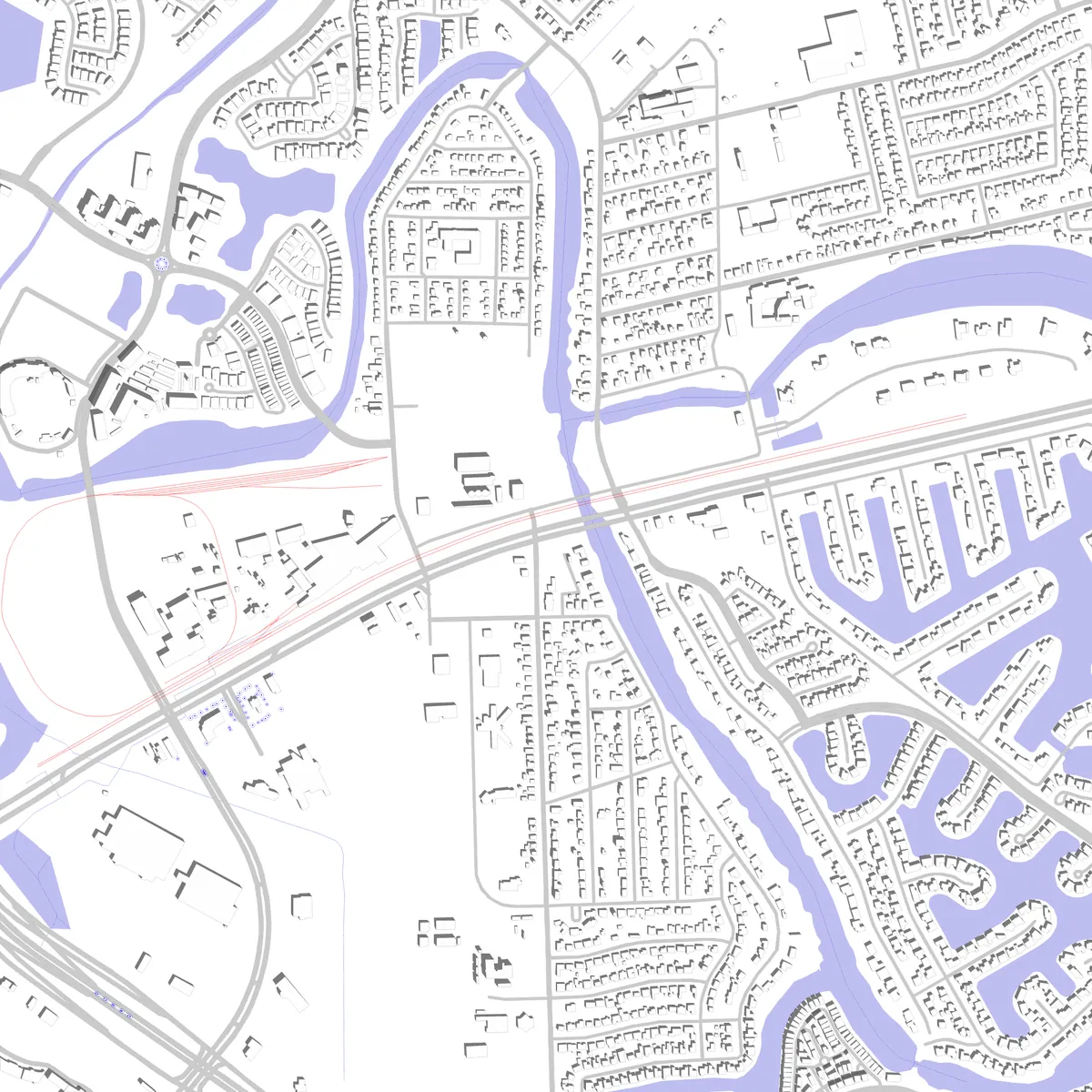 Sugar Land site plan (2.5 km)