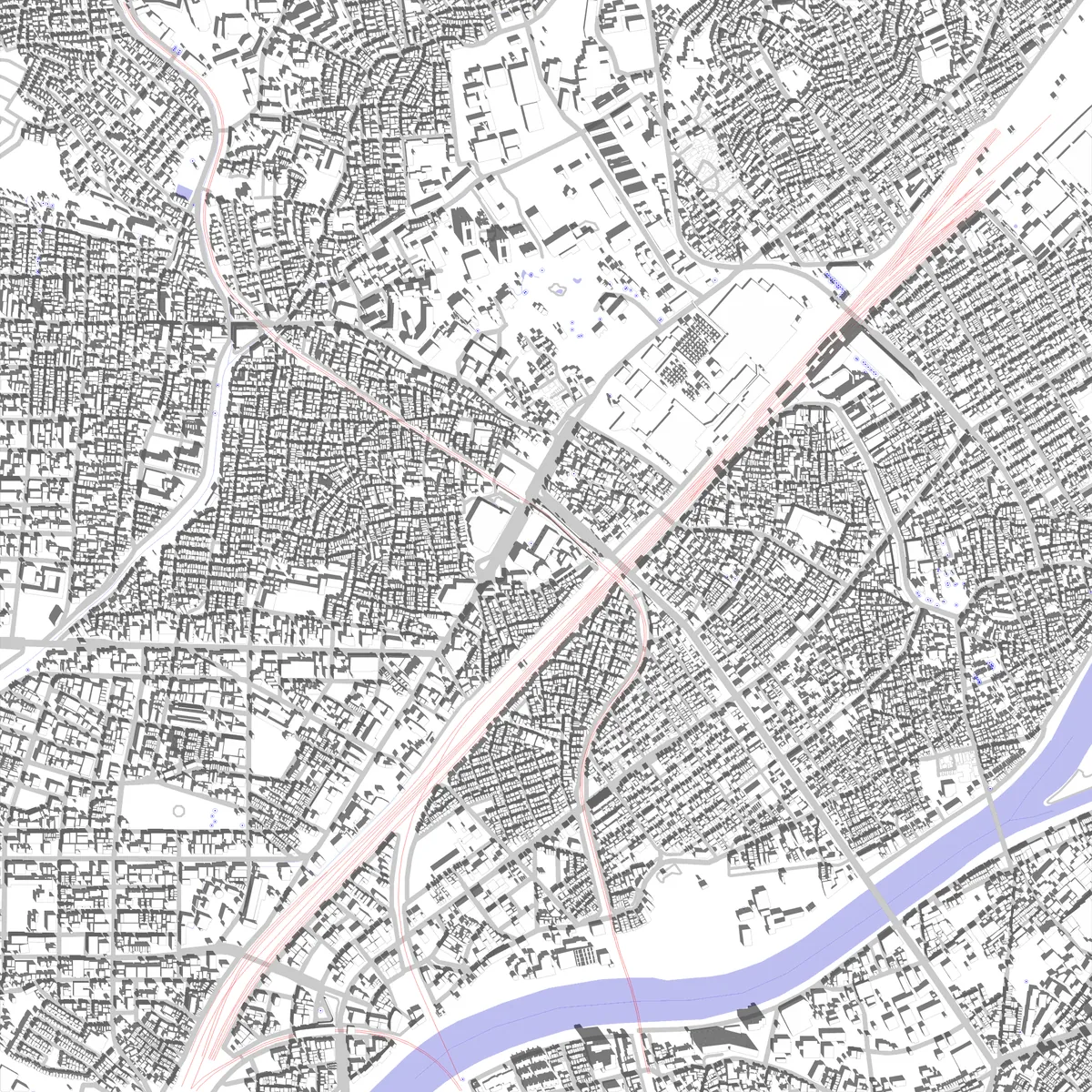 Suita site plan (2.5 km)