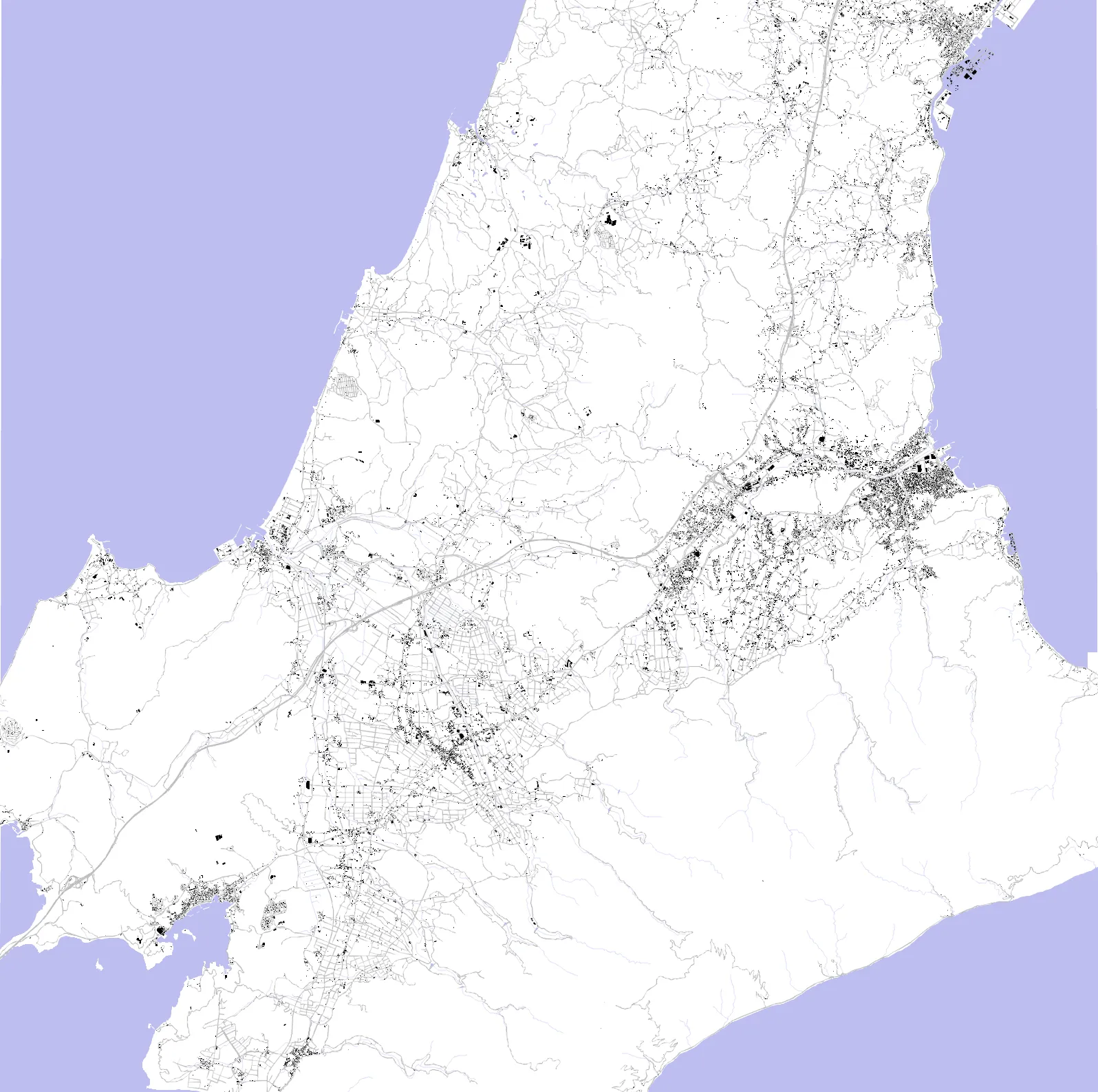 Sumoto figure ground plan