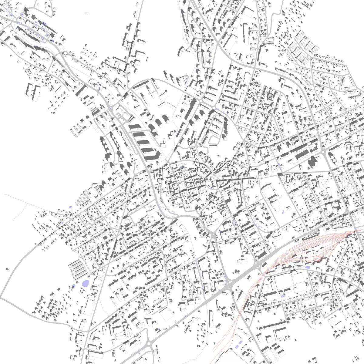 Šumperk site plan (2.5 km)