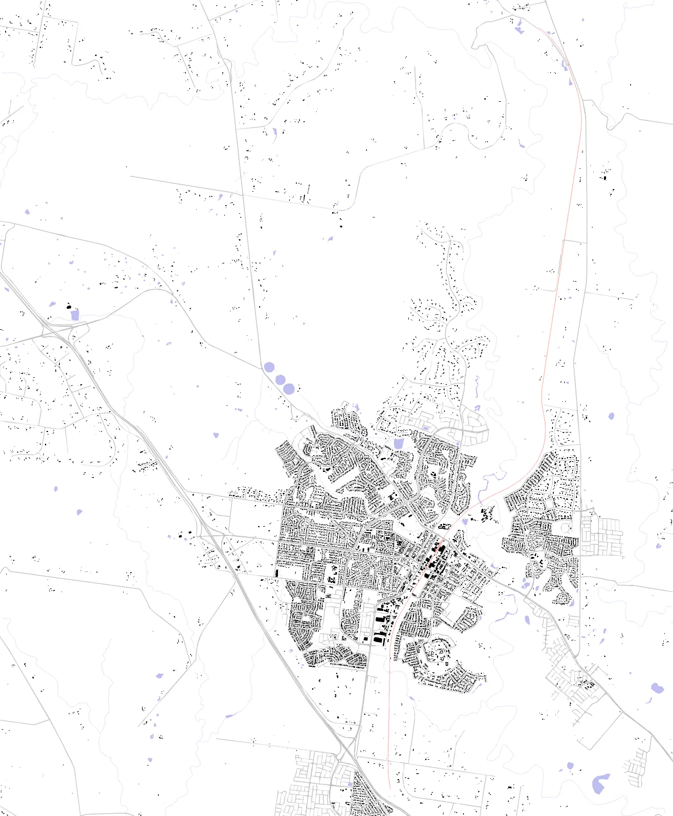 Sunbury figure ground plan