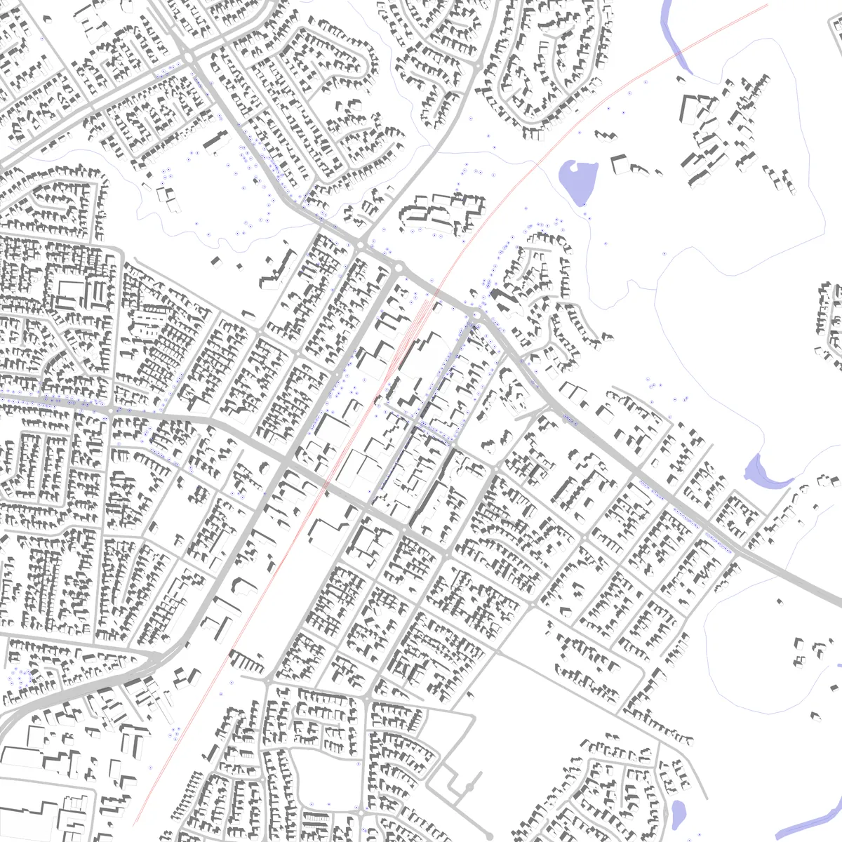 Sunbury site plan (2.5 km)
