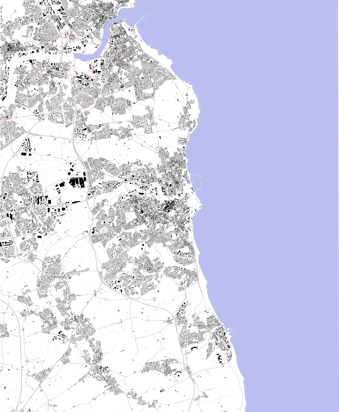 Sunderland figure ground plan