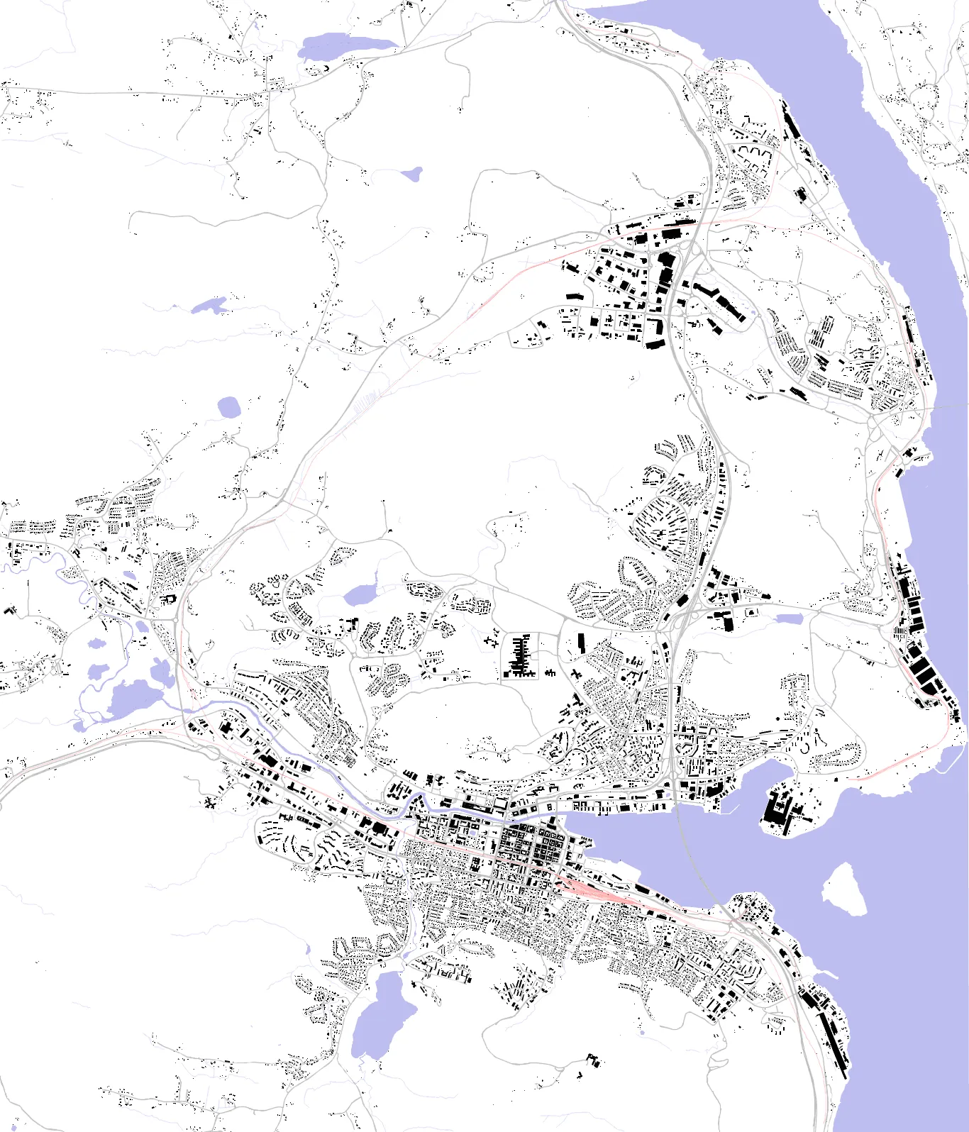 Sundsvall figur-bakgrundsplan