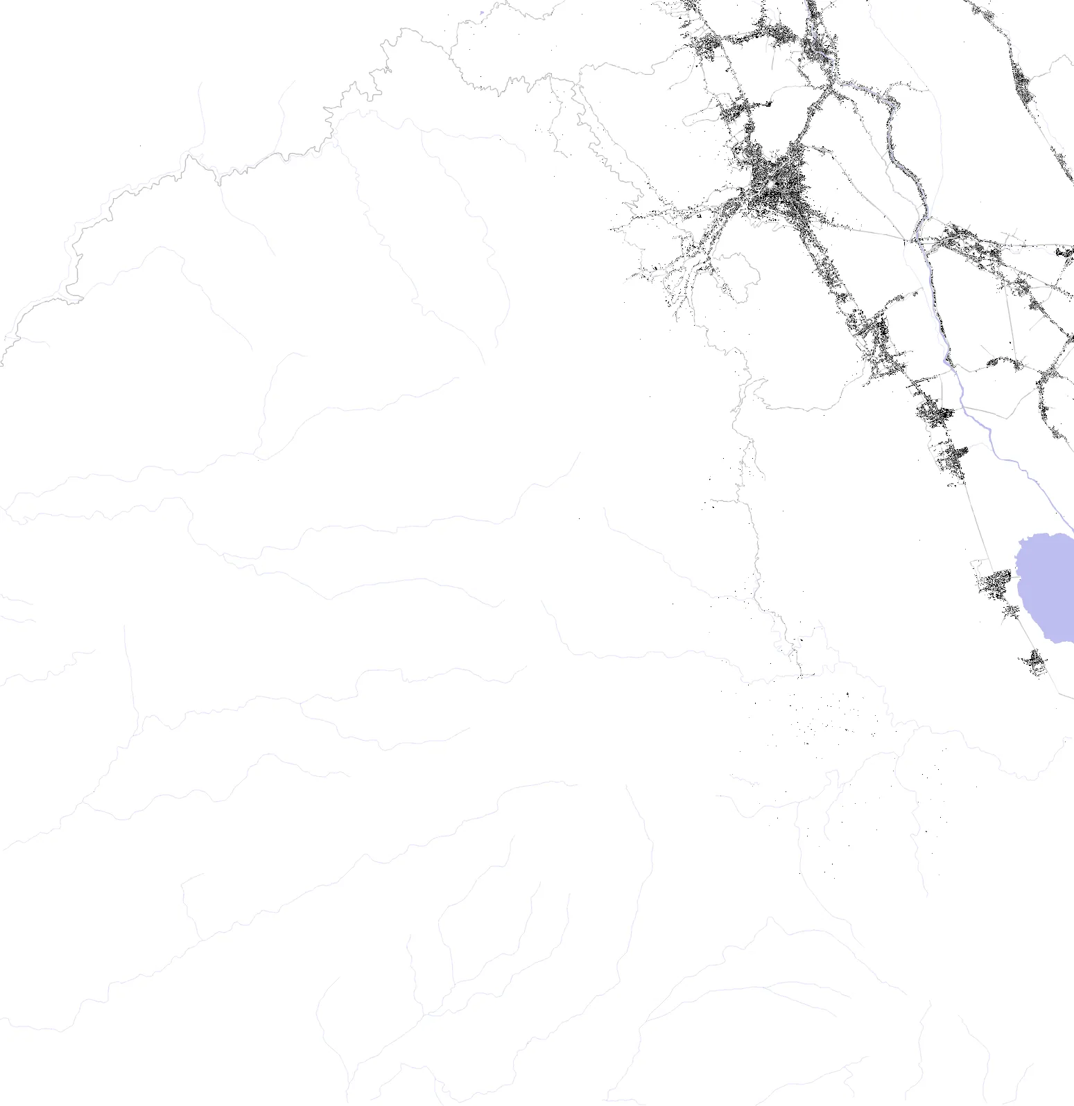Sungai Penuh figure ground plan