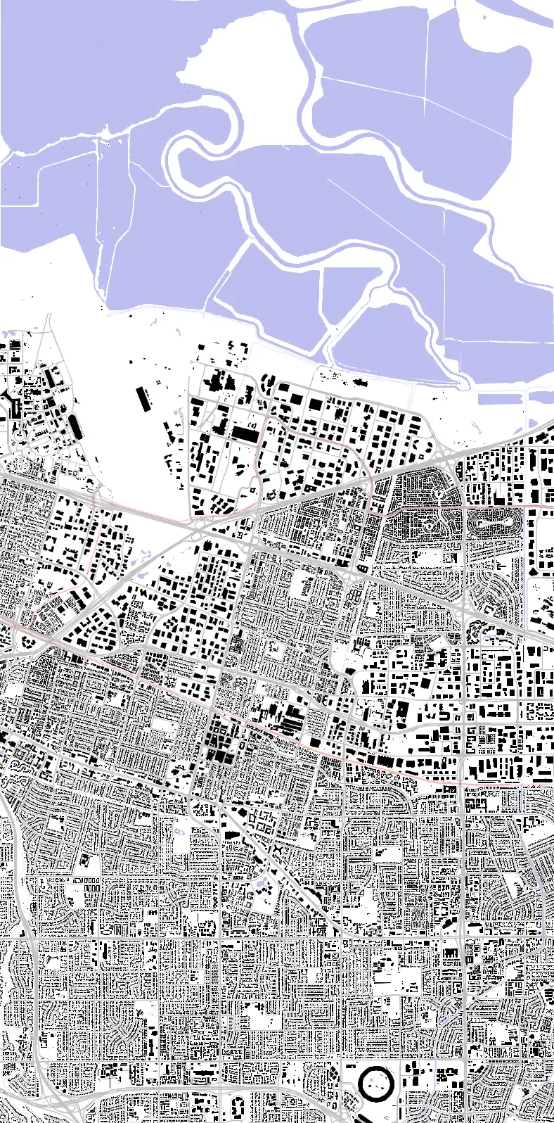 Sunnyvale figure ground plan