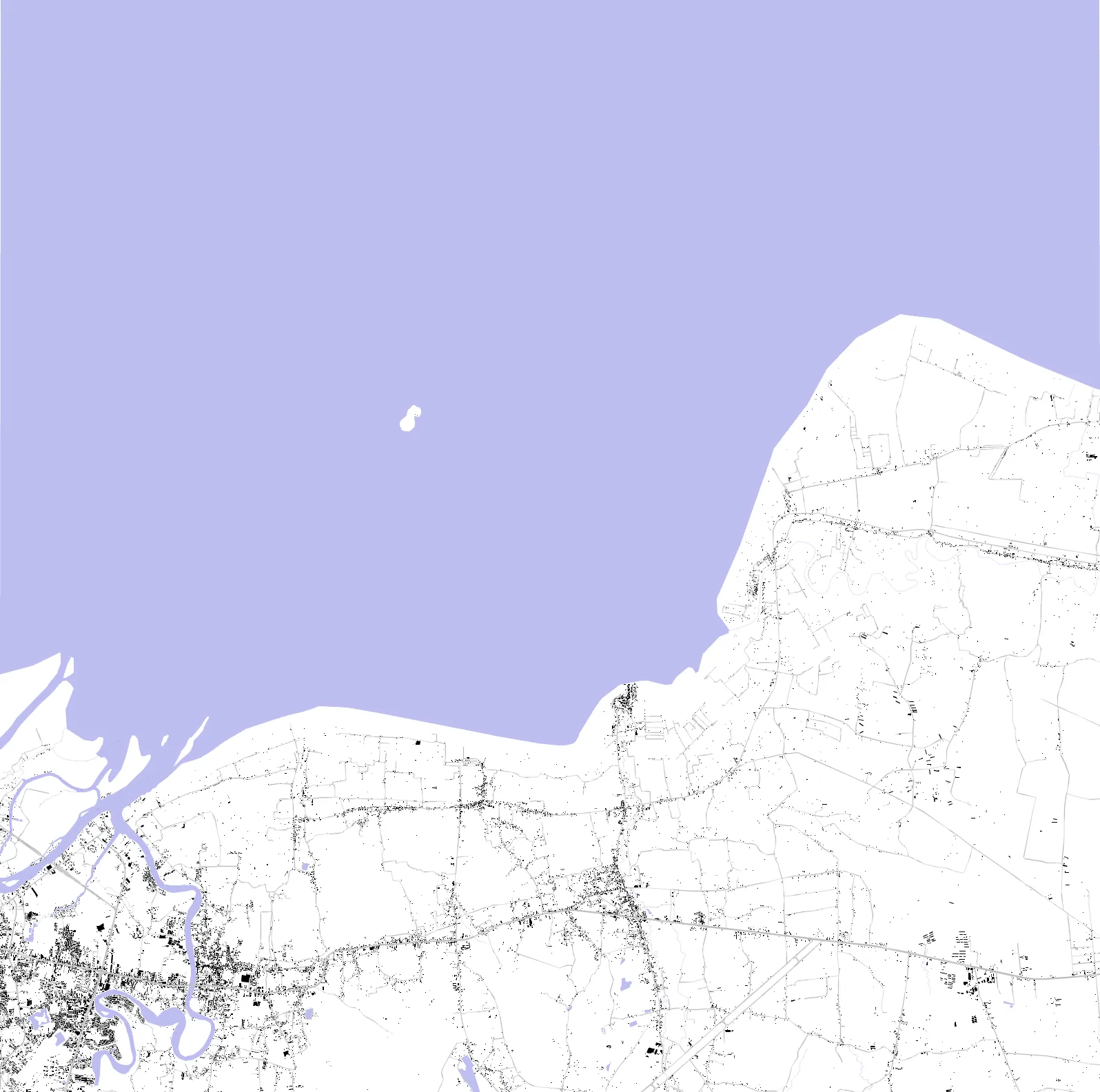 Surat Thani figure ground plan