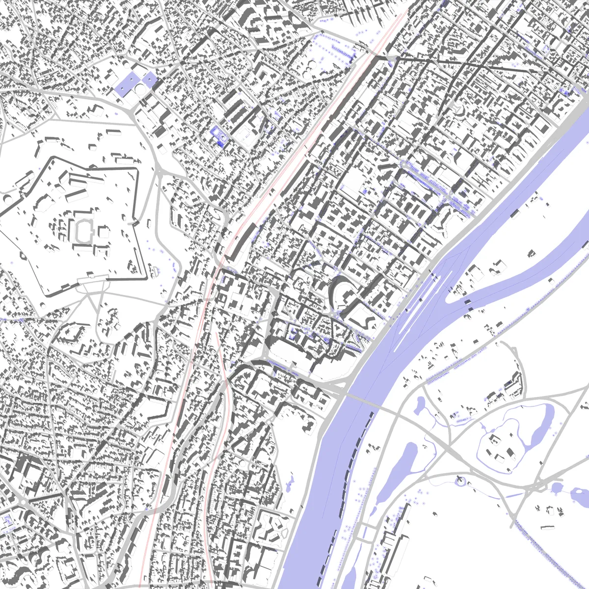 Suresnes plan de situation (2,5 km)