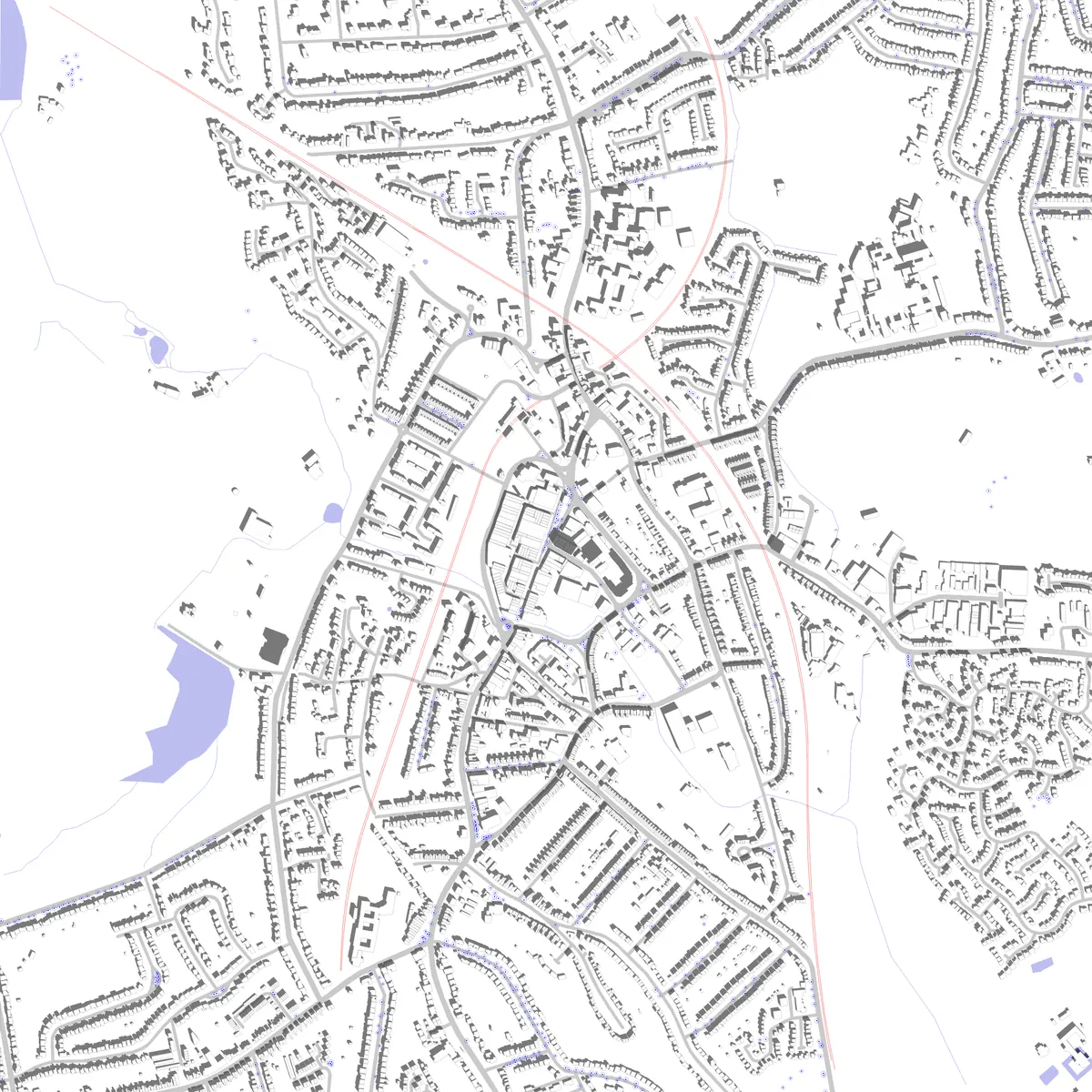 Sutton Coldfield site plan (2.5 km)