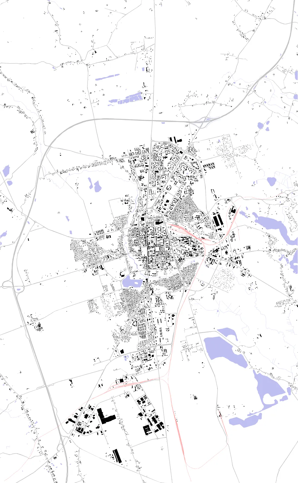 Suwałki figure ground plan