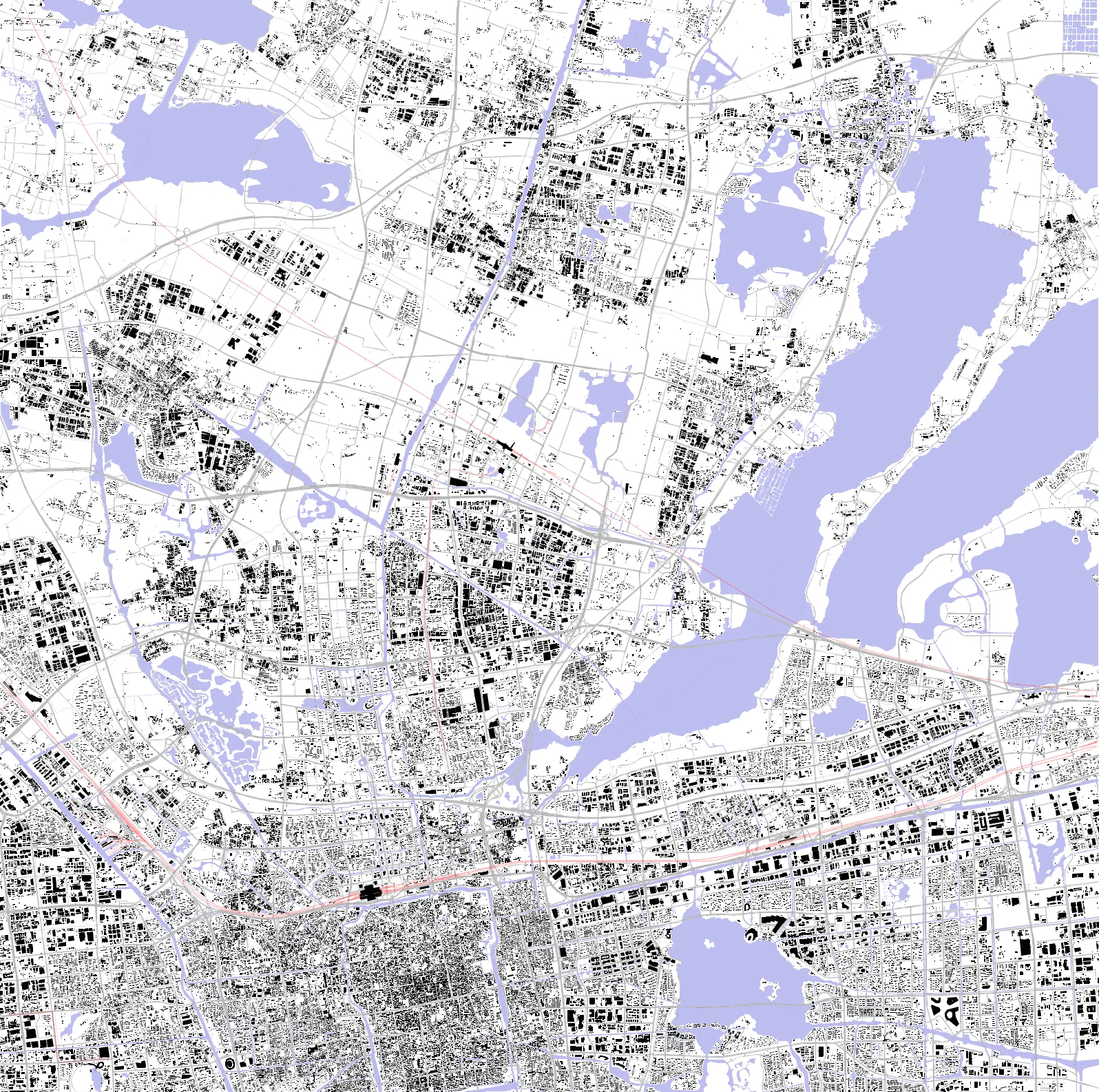Suzhou figure ground plan