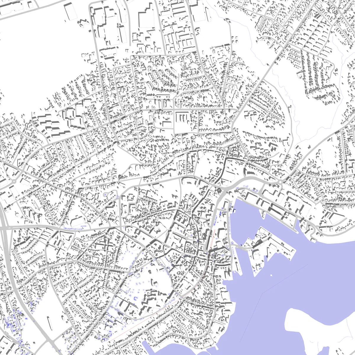 Svendborg situationsplan (2,5 km)