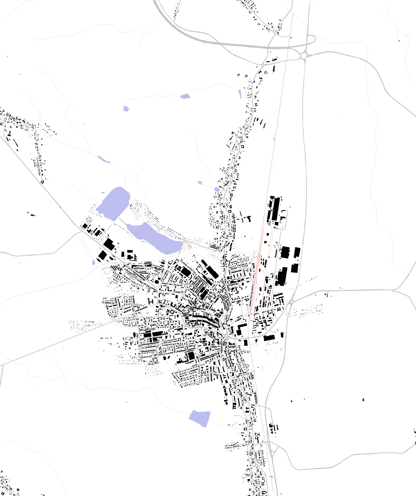 Svitavy figure ground plan