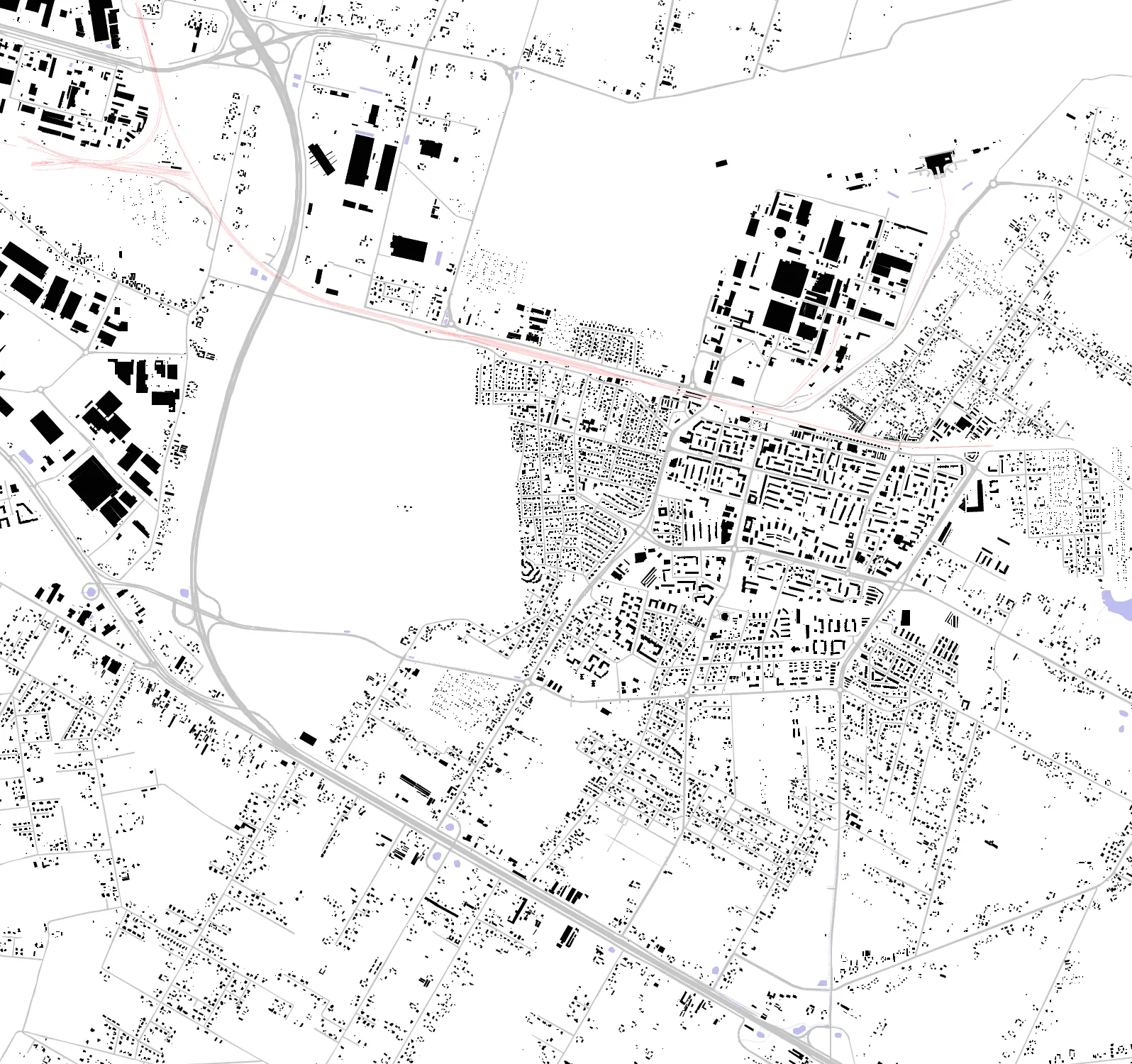 Świdnik figure ground plan