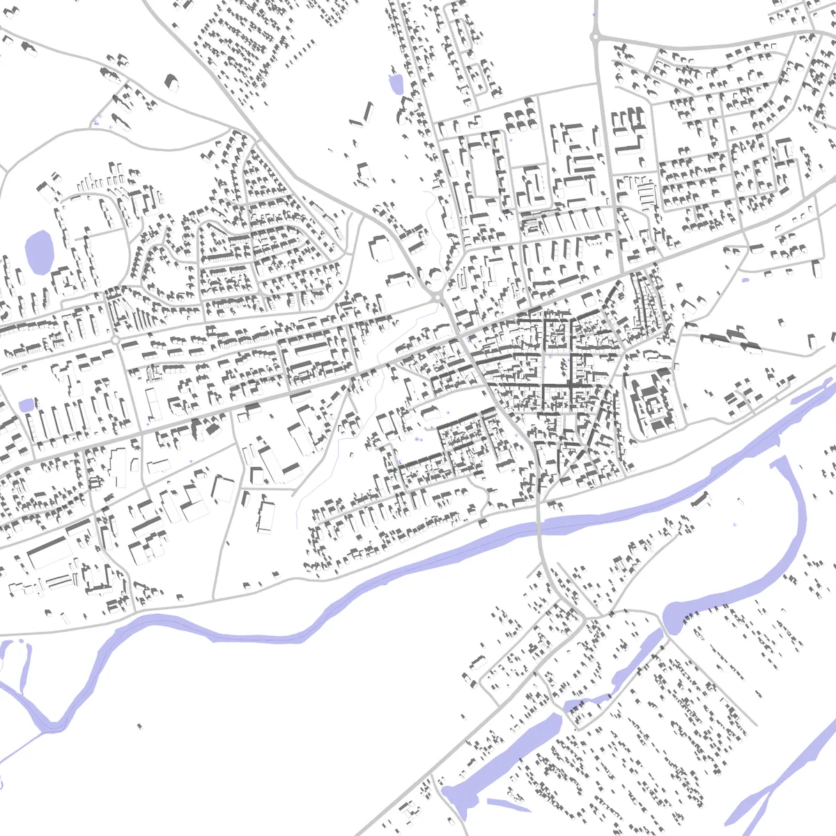 Świecie plan zagospodarowania (2,5 km)