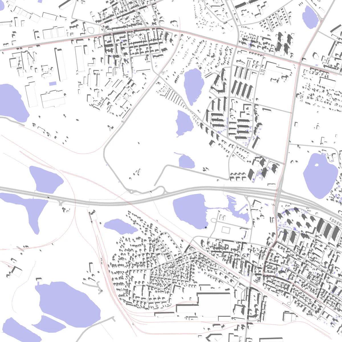 Świętochłowice plan zagospodarowania (2,5 km)
