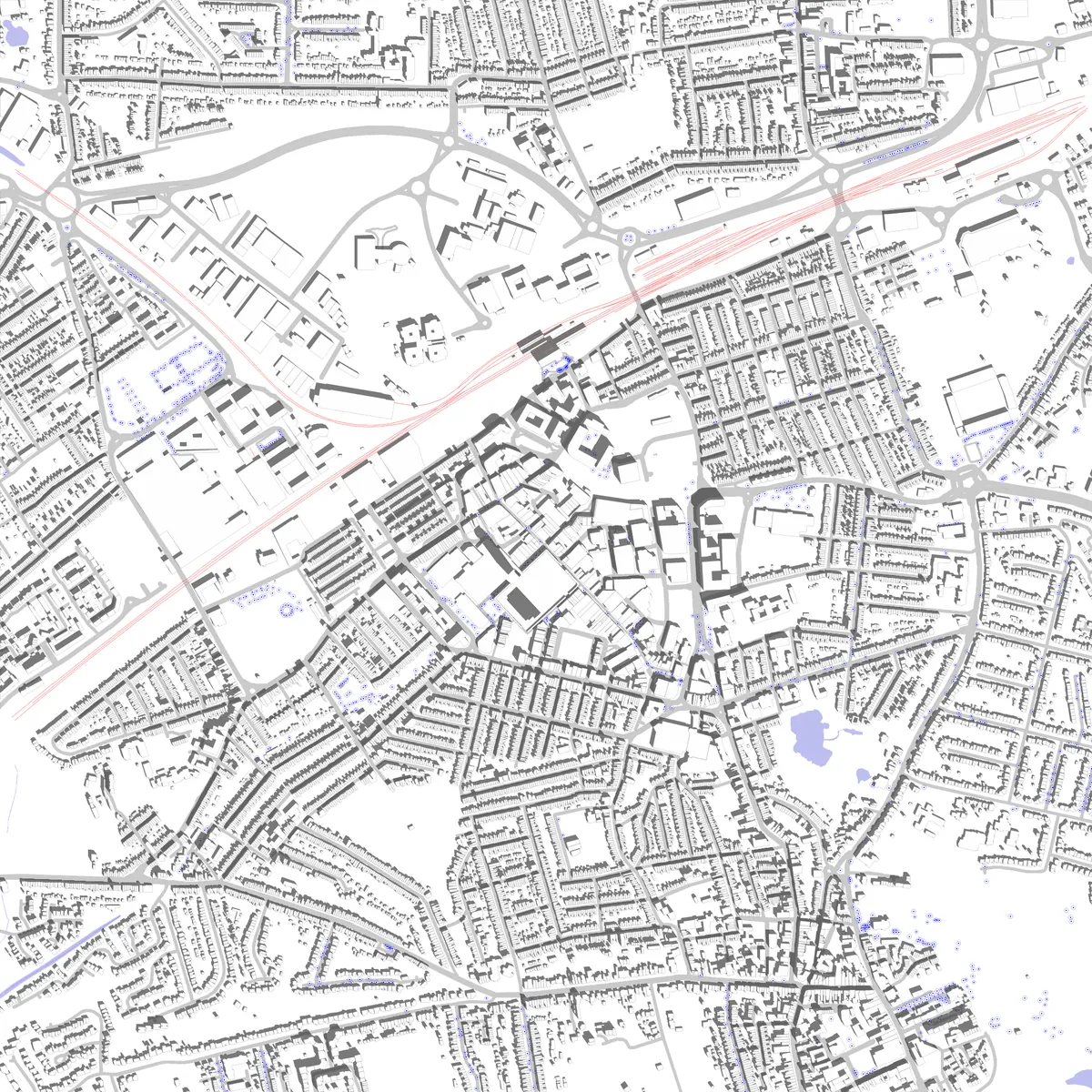 Swindon site plan (2.5 km)