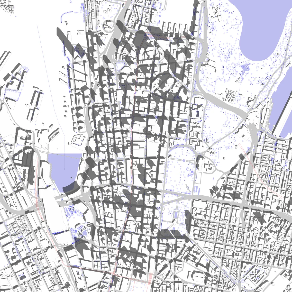 Sydney site plan (2.5 km)