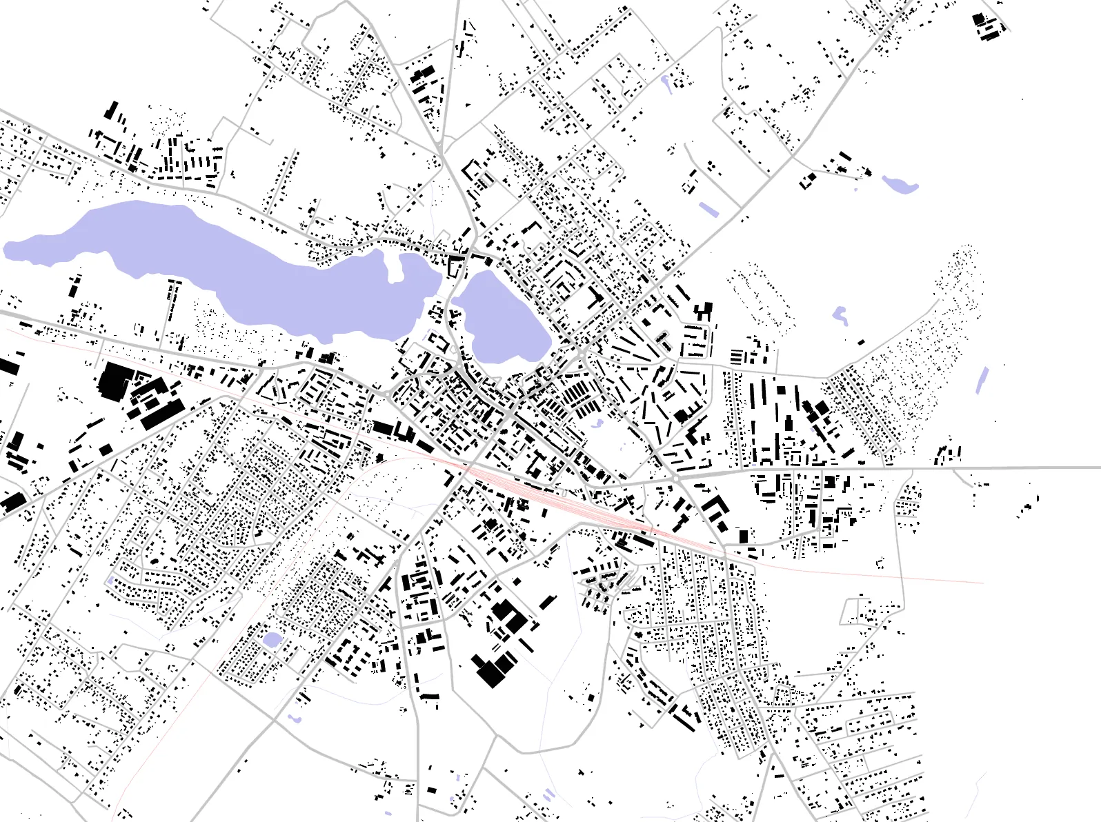 Szczytno figure ground plan