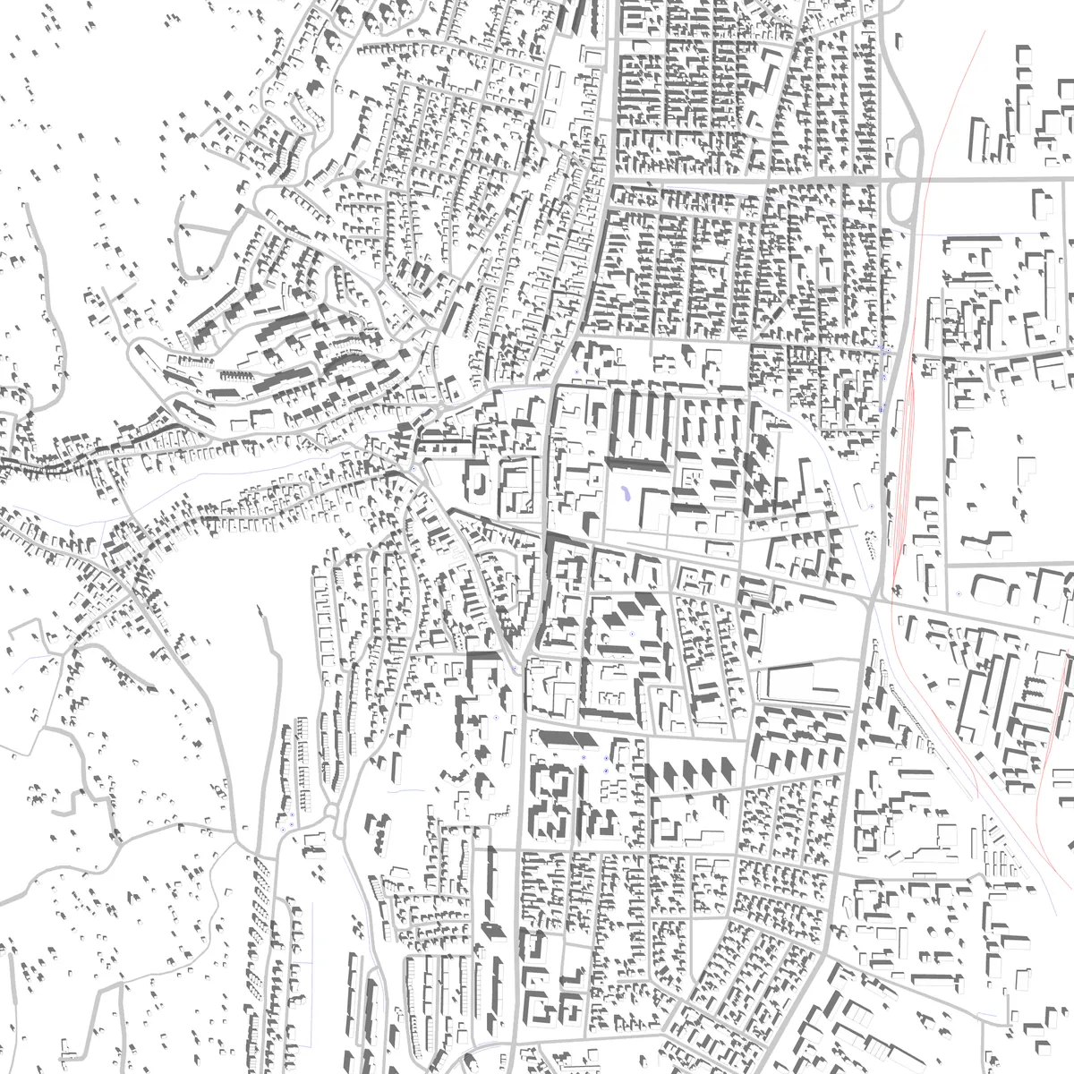 Szekszárd site plan (2.5 km)