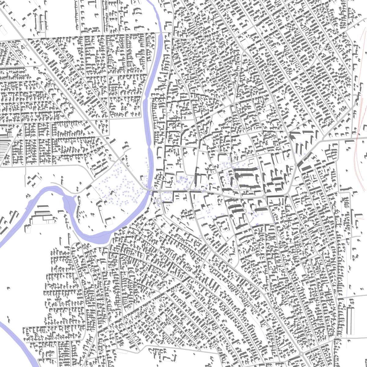 Szentes site plan (2.5 km)