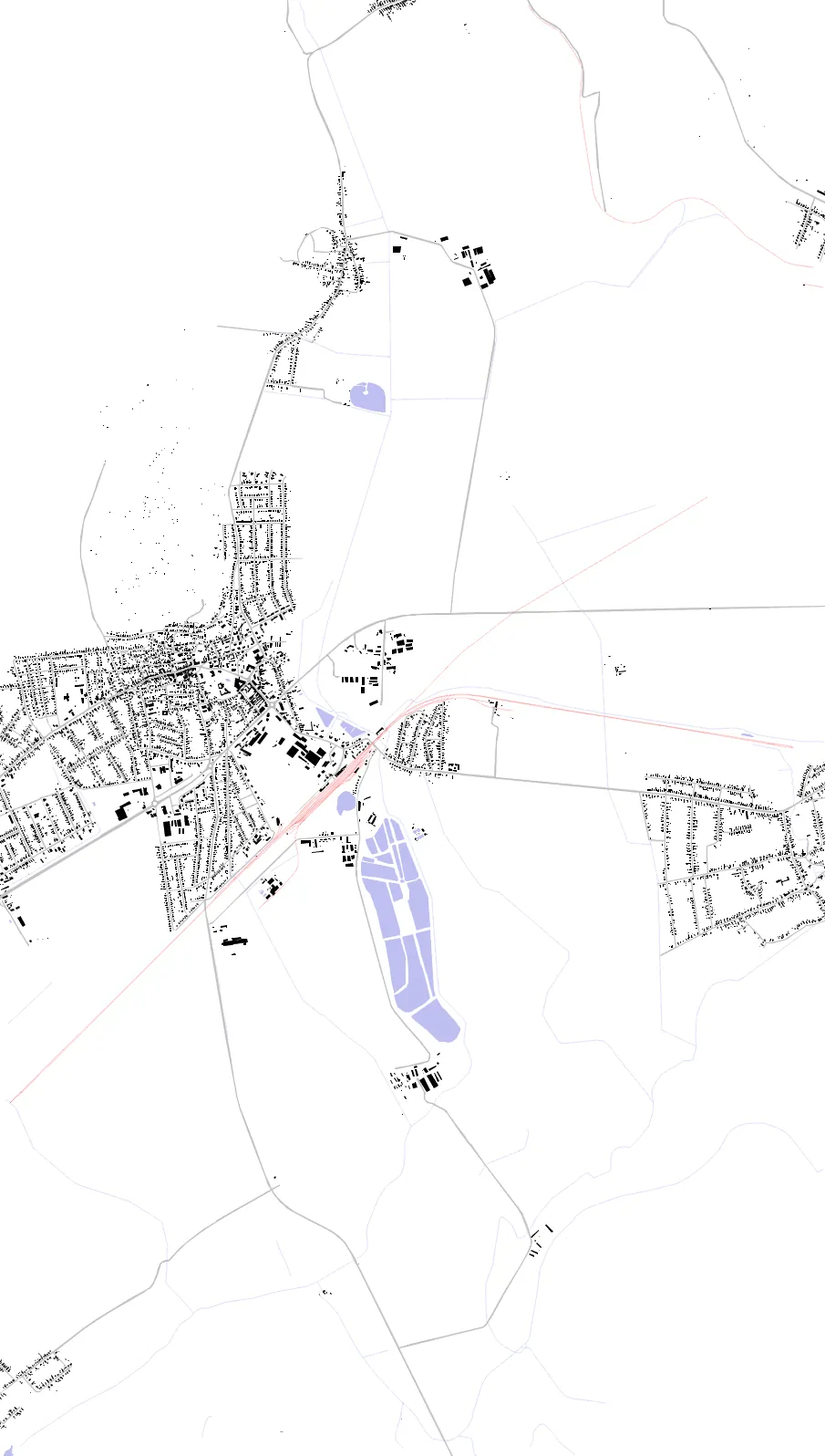 Szerencs figure ground plan