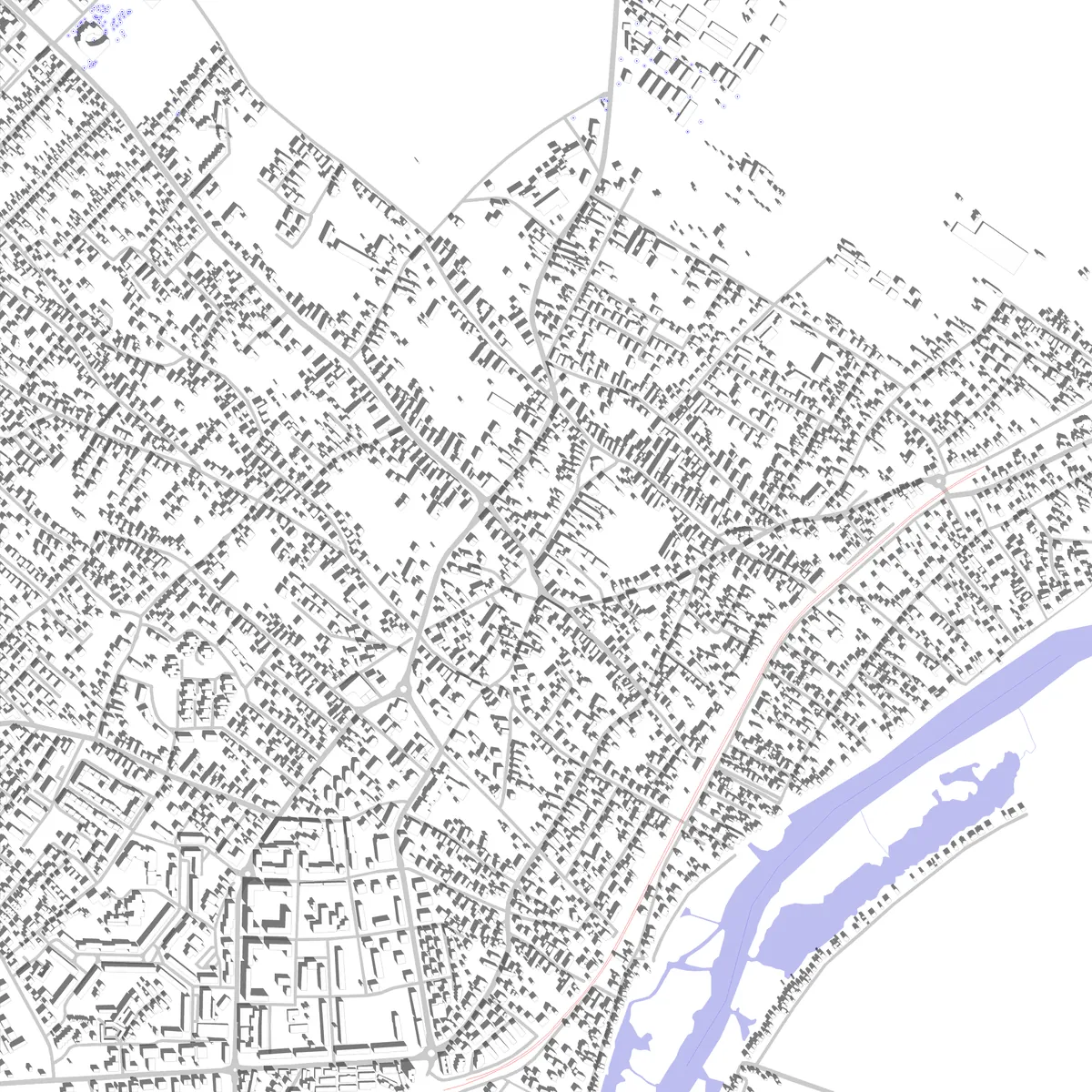 Szigetszentmiklós site plan (2.5 km)
