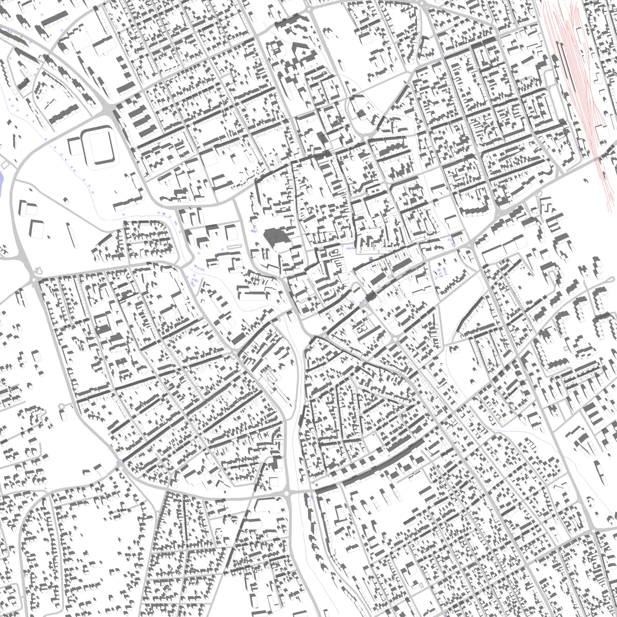 Szombathely site plan (2.5 km)