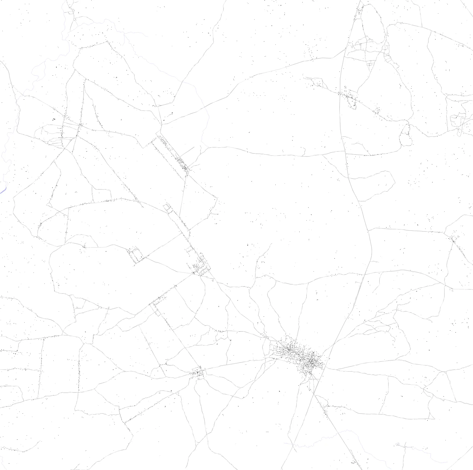 Tabora figure ground plan