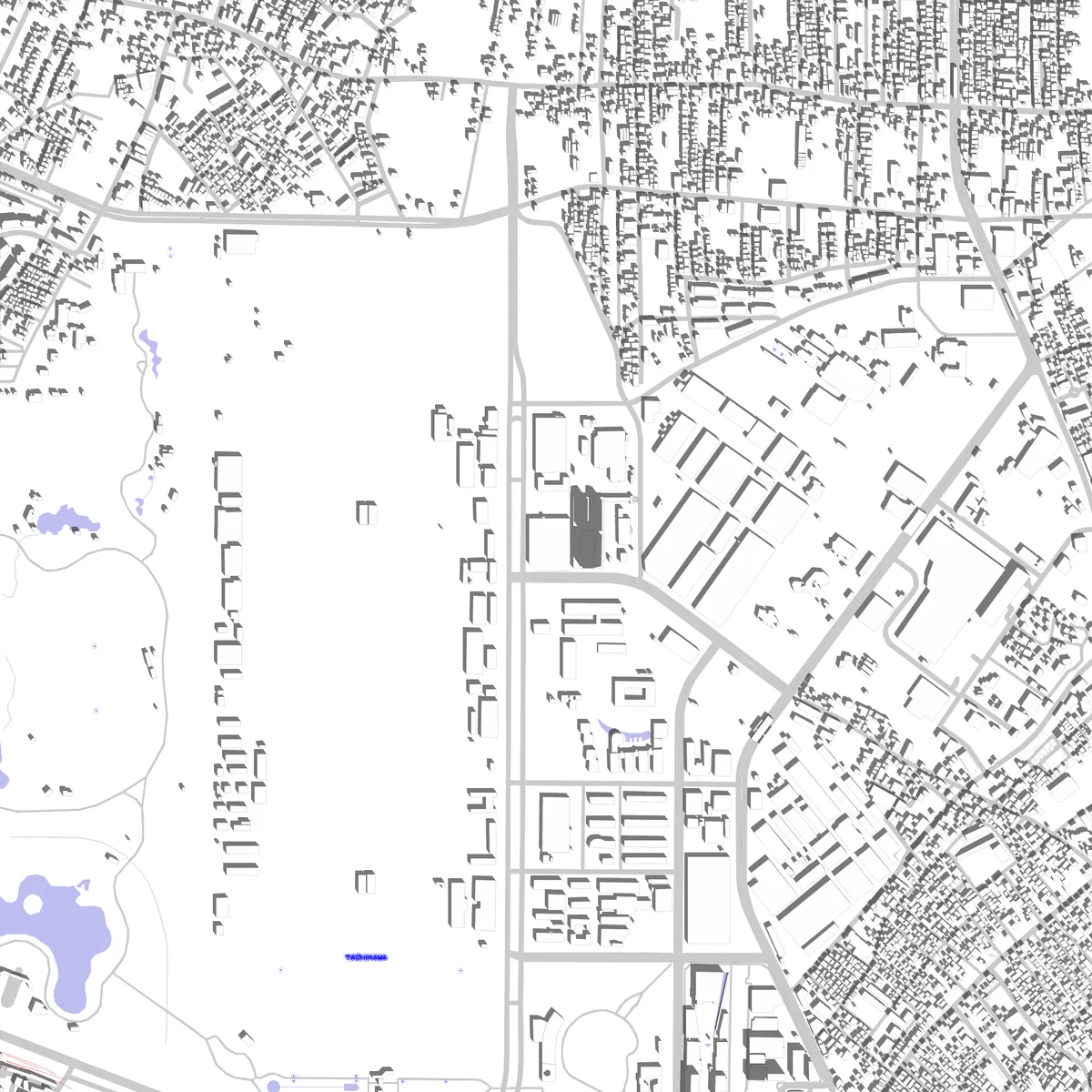 立川 敷地図 (2.5 km)