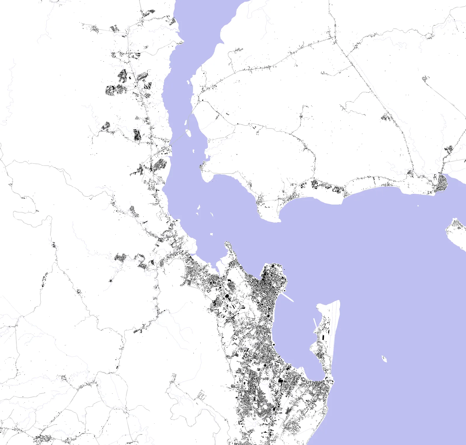 Tacloban figure ground plan