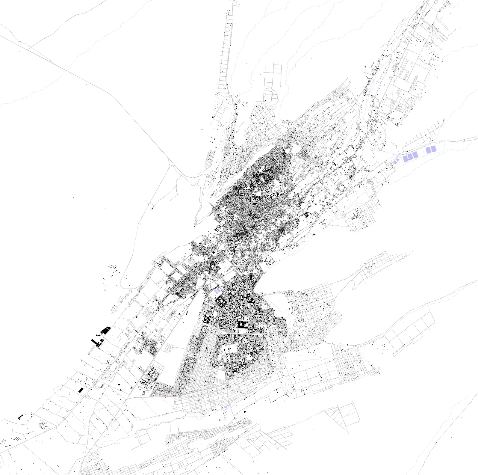Tacna figure ground plan
