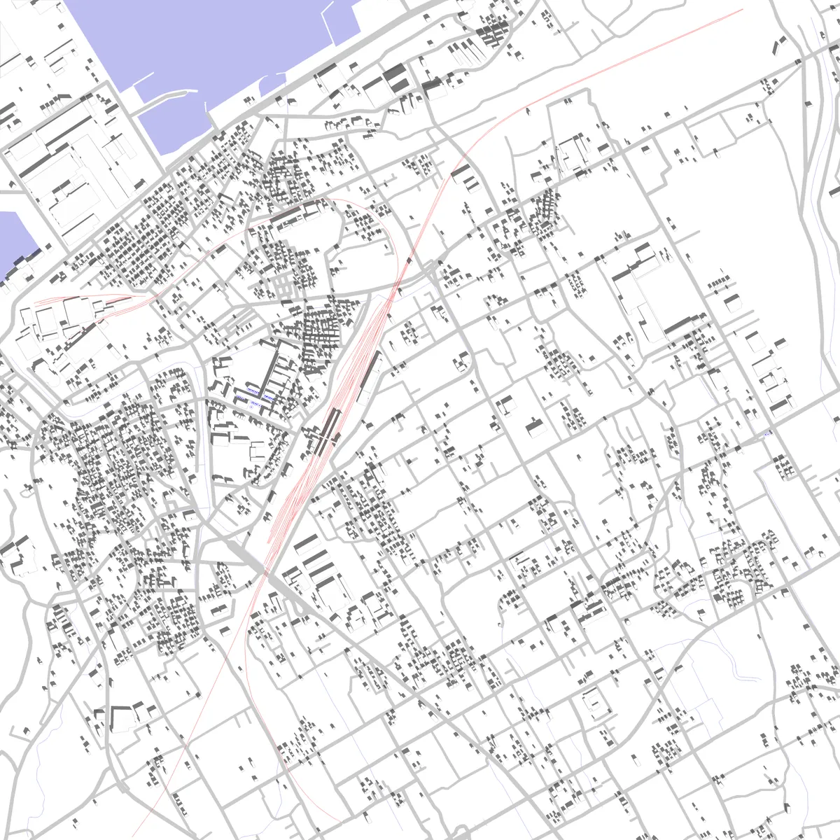 Tadotsu site plan (2.5 km)