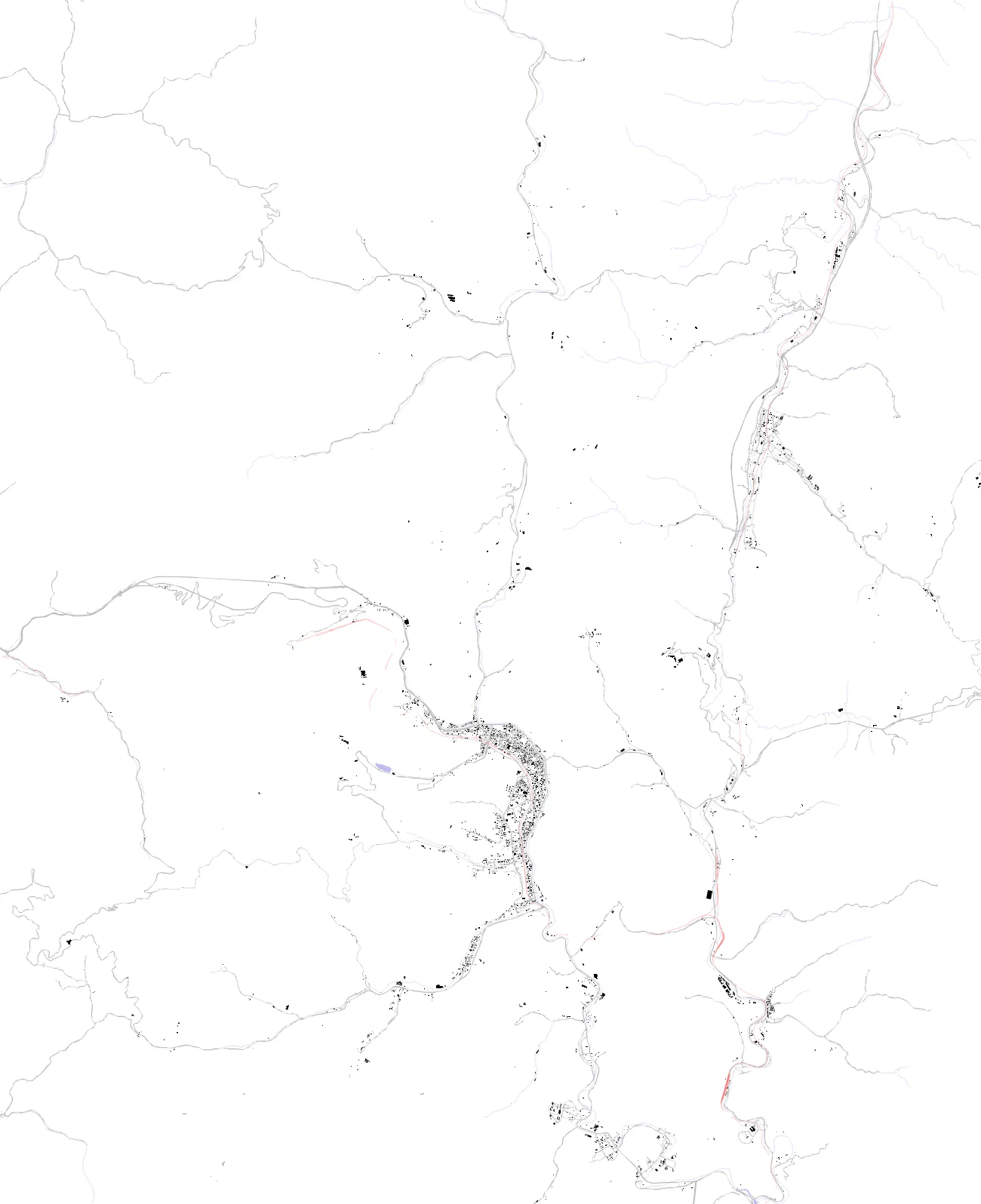 Taebaek figure ground plan