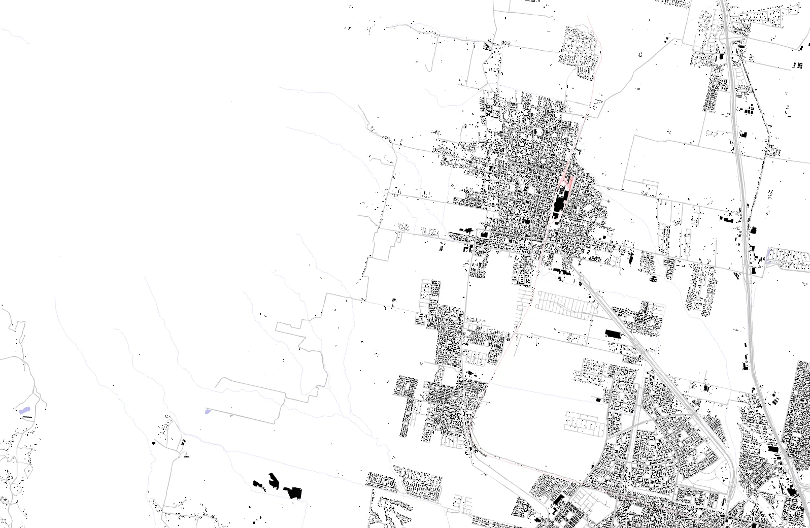 Tafí Viejo figure ground plan