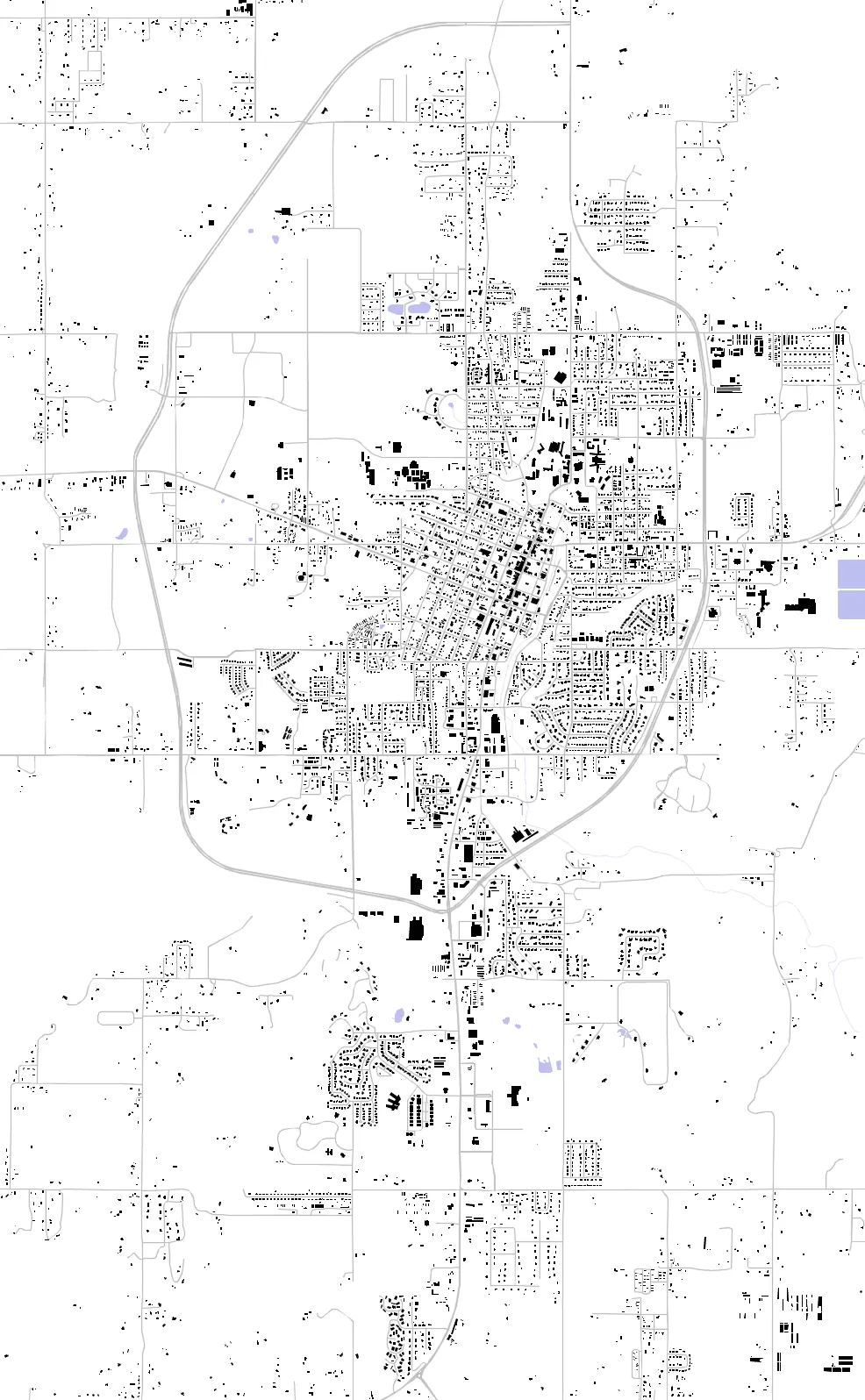 Tahlequah figure ground plan
