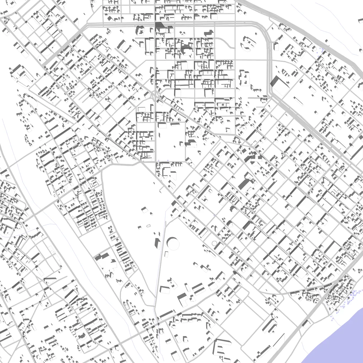 Taitung City site plan (2.5 km)