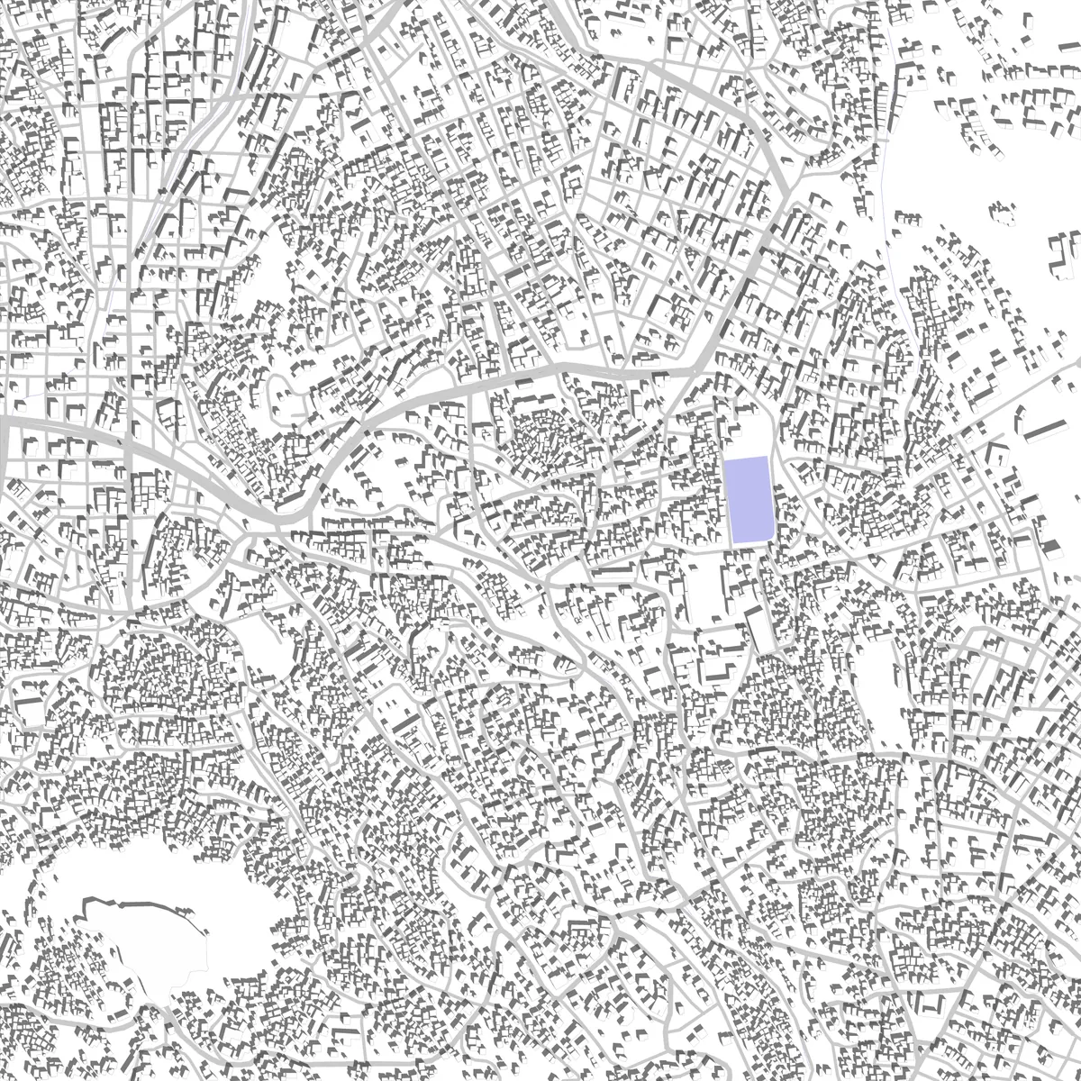 Taizz site plan (2.5 km)