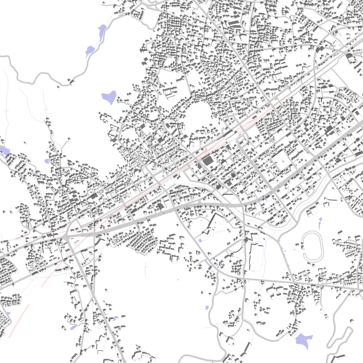 武雄 敷地図 (2.5 km)