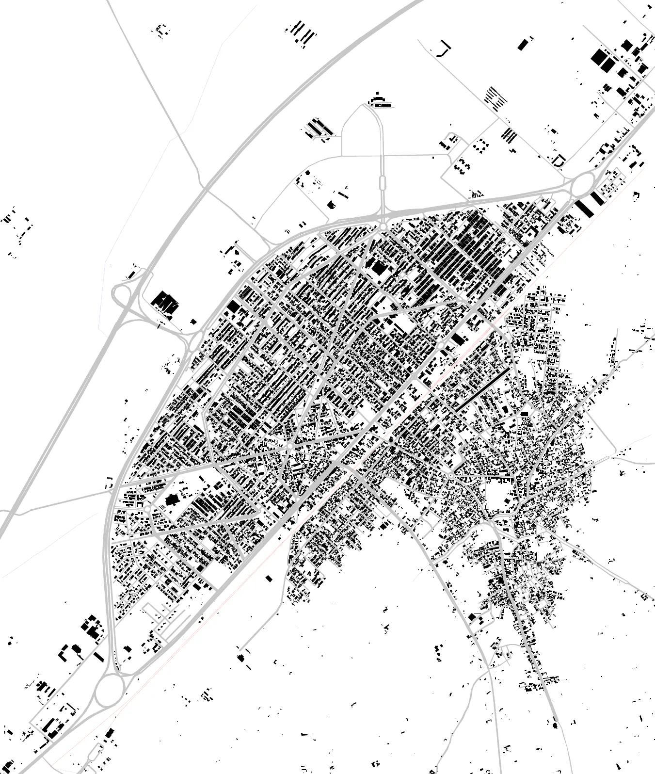 Takestan figure ground plan
