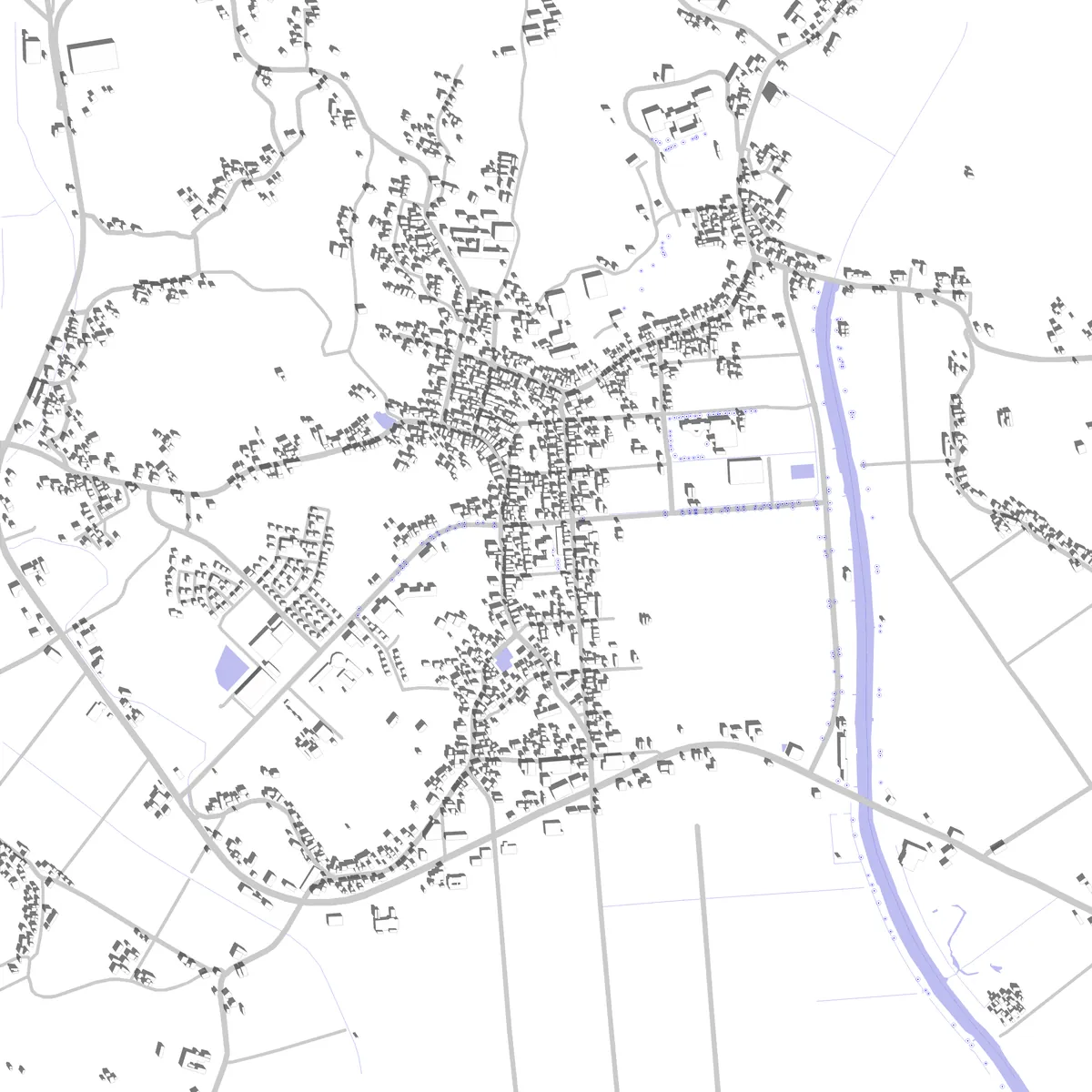多古 敷地図 (2.5 km)