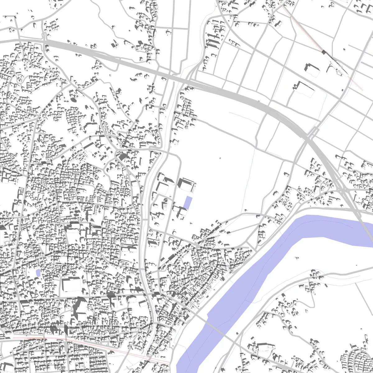 玉名 敷地図 (2.5 km)