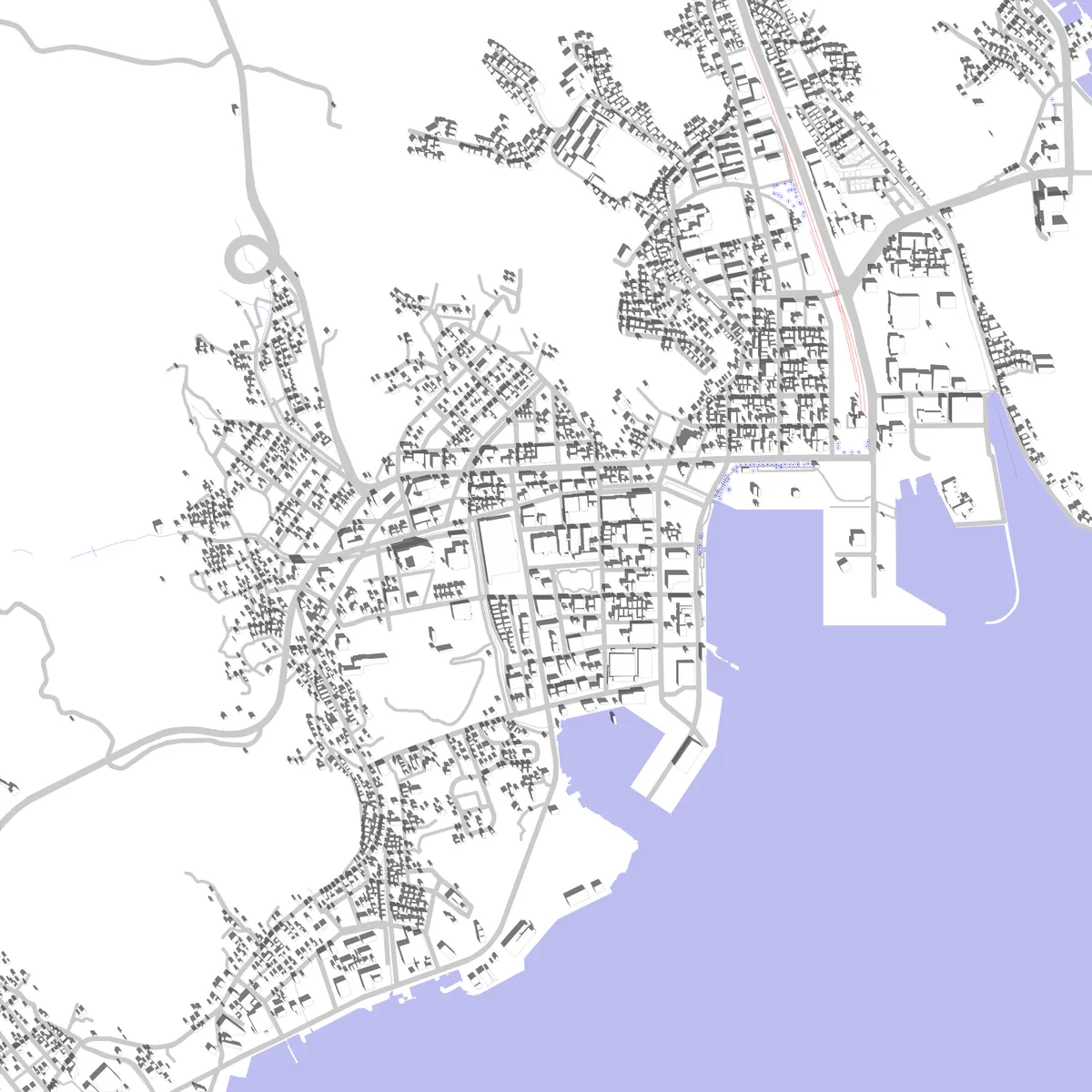 Tamano site plan (2.5 km)